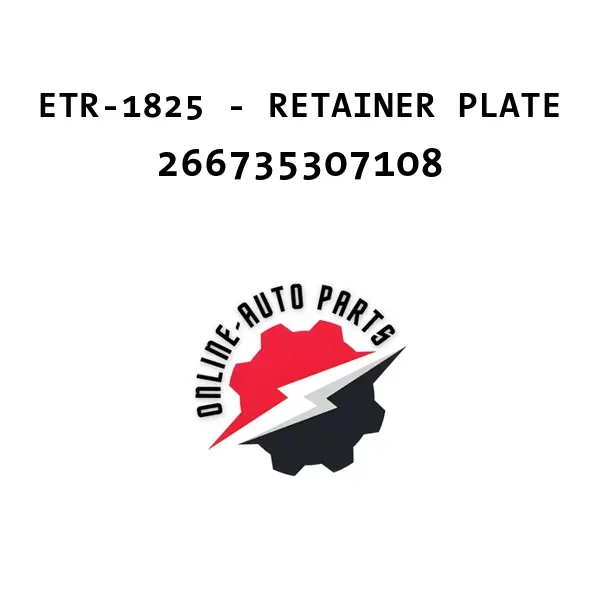 ETR-1825 - RETAINER PLATE