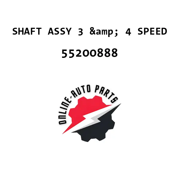 SHAFT ASSY 3 & 4 SPEED