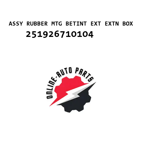 ASSY RUBBER MTG BETINT EXT EXTN BOX