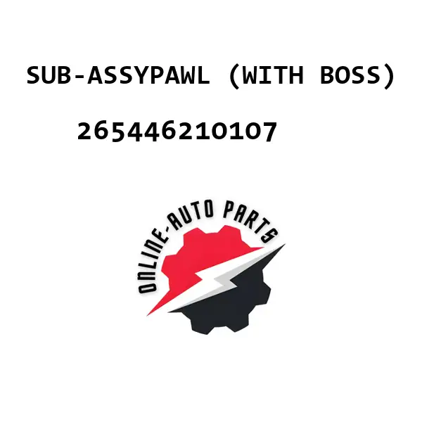 SUB-ASSYPAWL (WITH BOSS)