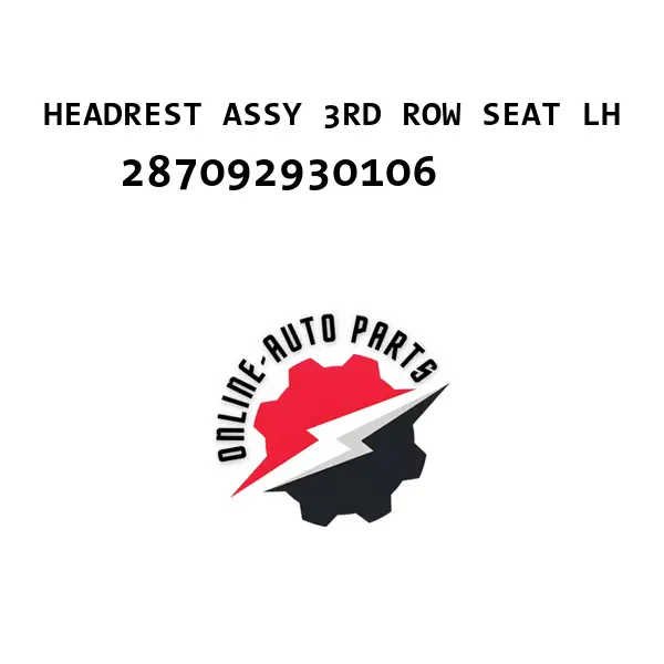 HEADREST ASSY 3RD ROW SEAT LH