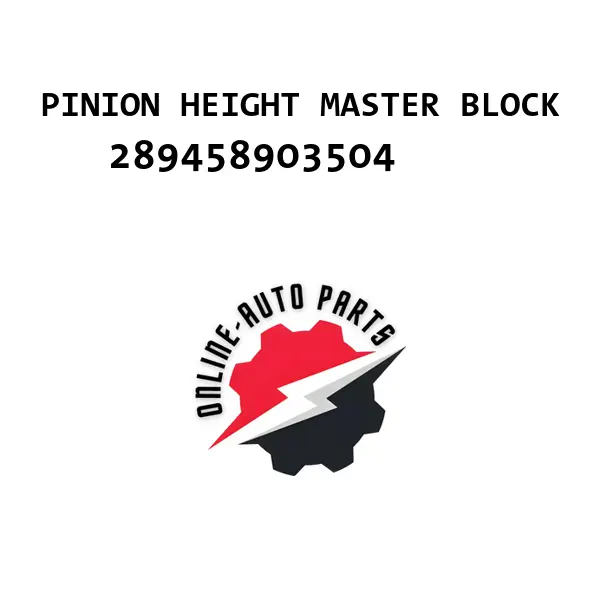 PINION HEIGHT MASTER BLOCK