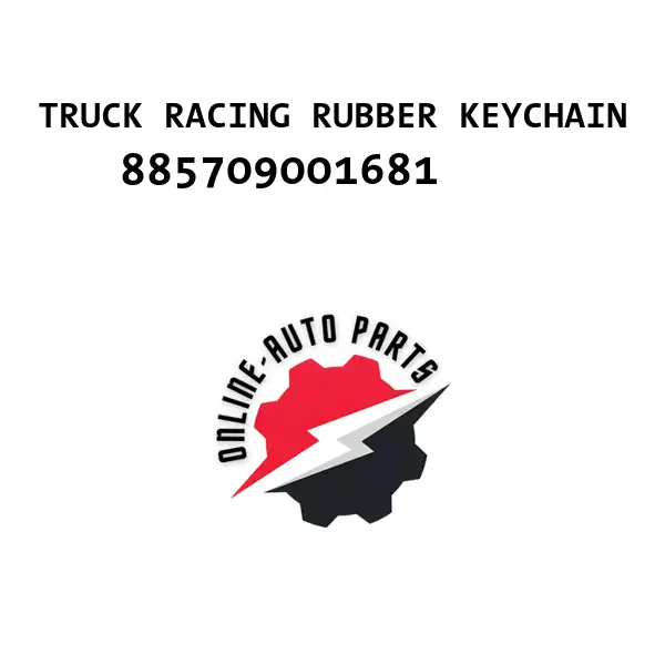 TRUCK RACING RUBBER KEYCHAIN