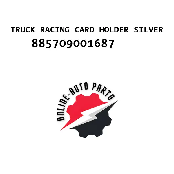 TRUCK RACING CARD HOLDER SILVER