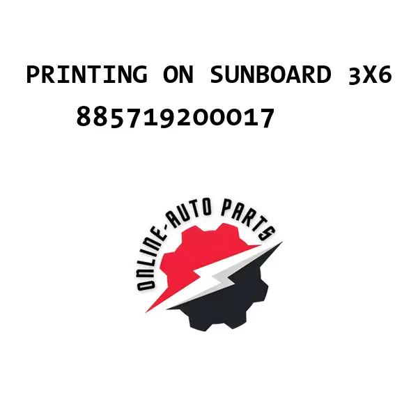 PRINTING ON SUNBOARD 3X6