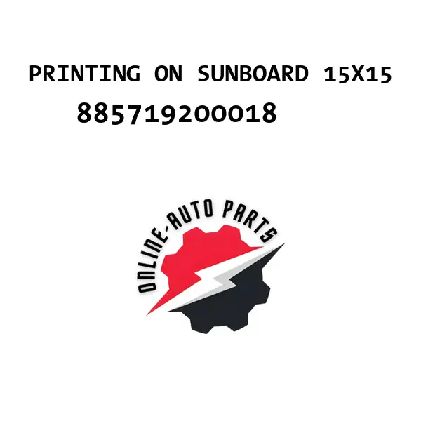 PRINTING ON SUNBOARD 15X15