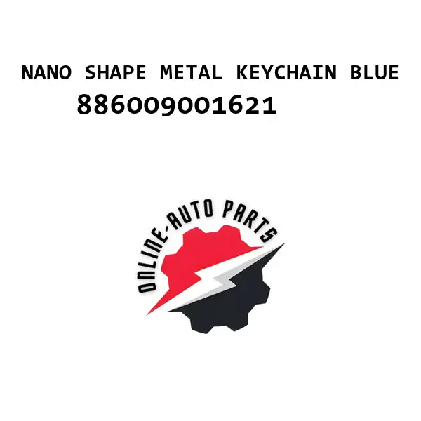 NANO SHAPE METAL KEYCHAIN BLUE
