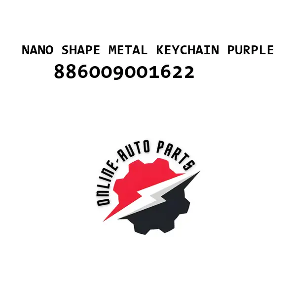 NANO SHAPE METAL KEYCHAIN PURPLE