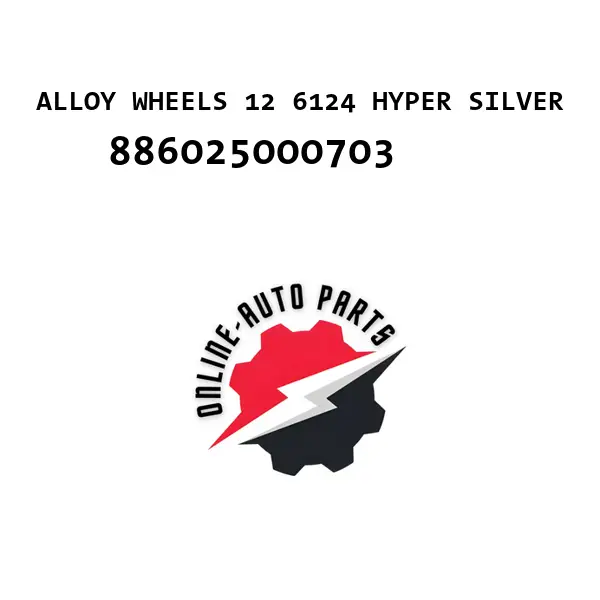 ALLOY WHEELS 12 6124 HYPER SILVER