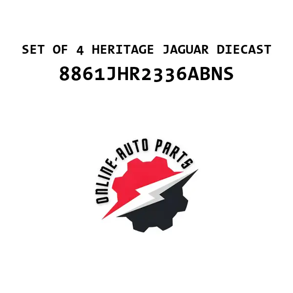 SET OF 4 HERITAGE JAGUAR DIECAST