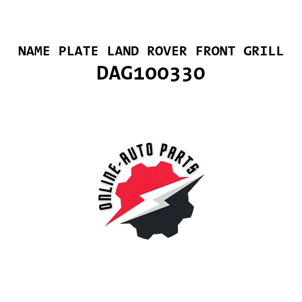 NAME PLATE LAND ROVER FRONT GRILL