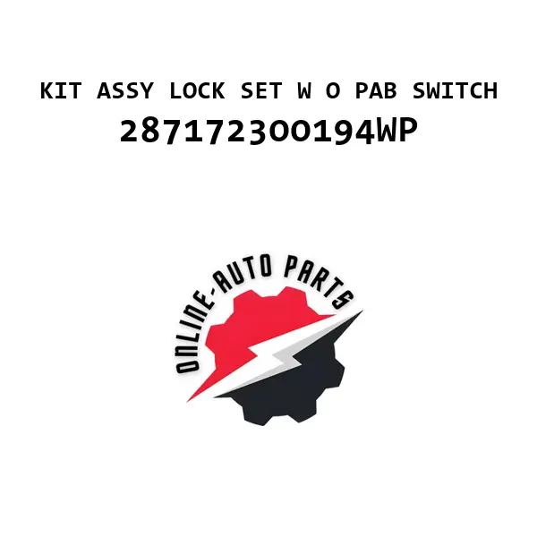 KIT ASSY LOCK SET W O PAB SWITCH