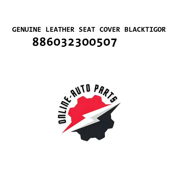 GENUINE LEATHER SEAT COVER BLACKTIGOR - 886032300507 - TATA