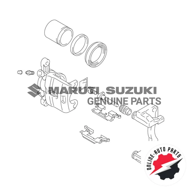 CALIPER ASSEMBLY_ FRONT BRAKE LH