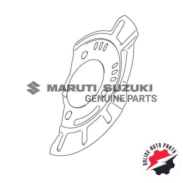 COVER_ BRAKE DISC DUST LH