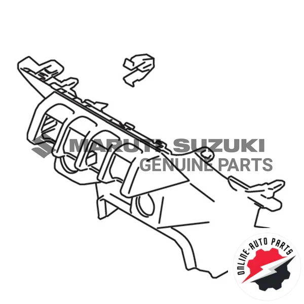 GARNISH_I/P CENTER LWR (BLACK)