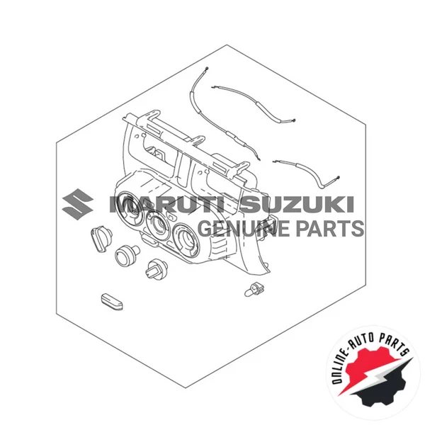 CONTROL ASSEMBLY_HVAC (BLACK)