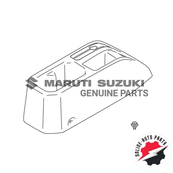 BOX_ FLOOR CONSOLE REAR (BLACK