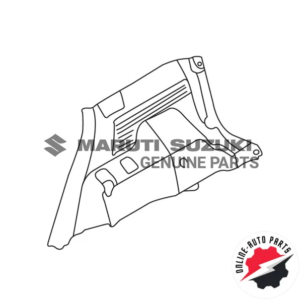 TRIM_ QUARTER LOWER LH (BLACK)