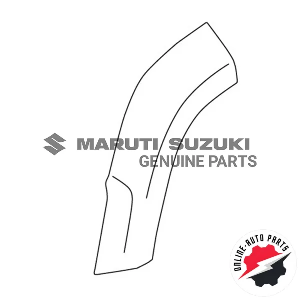 GUARD ASSEMBLY_REAR DOOR SPLASH_R  (BLACK)