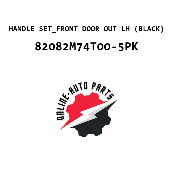 HANDLE SET_FRONT DOOR OUT LH (BLACK)