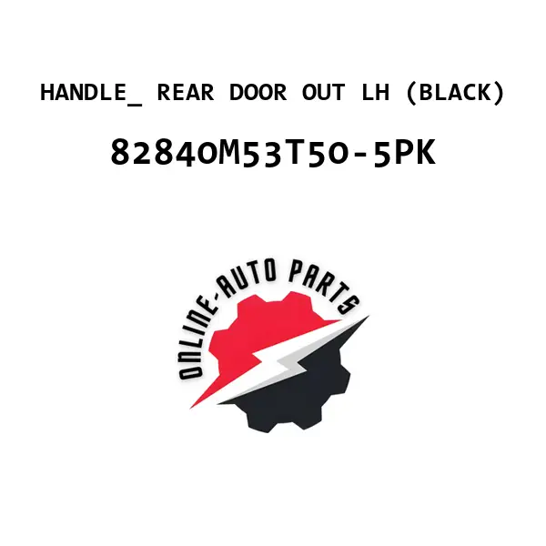 HANDLE_ REAR DOOR OUT LH (BLACK)