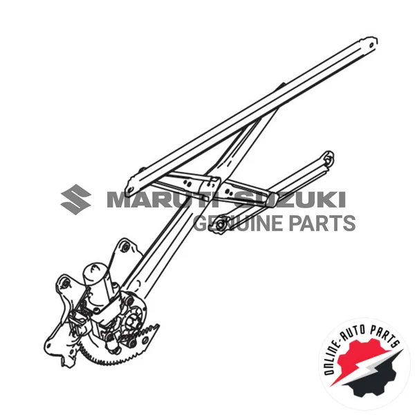 REGULATOR ASSEMBLY_FRONT WINDOW_R