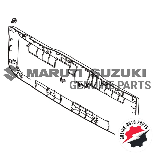 TRIM_  BACK DOOR (BLACK)