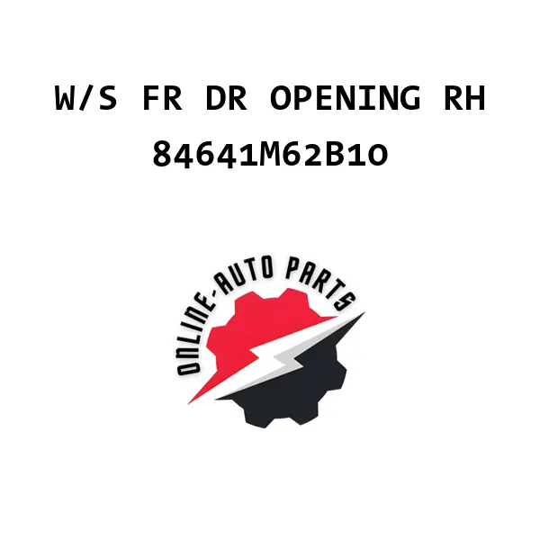 W/S FR DR OPENING RH