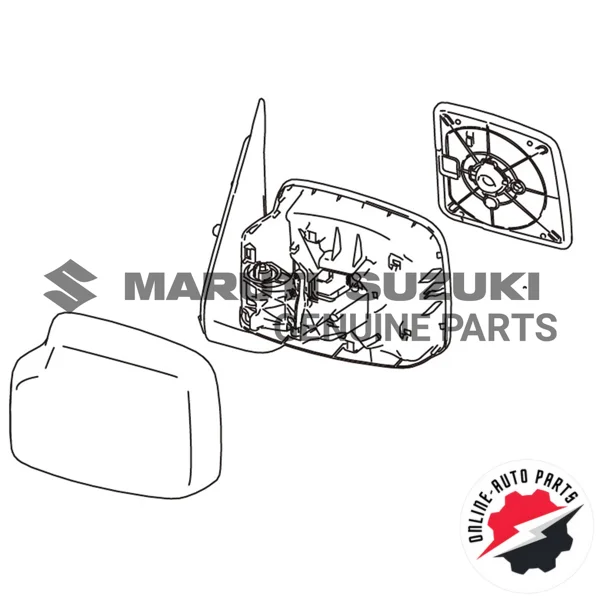 MIRROR ASSEMBLY_RR VIEW_R (BLACK)