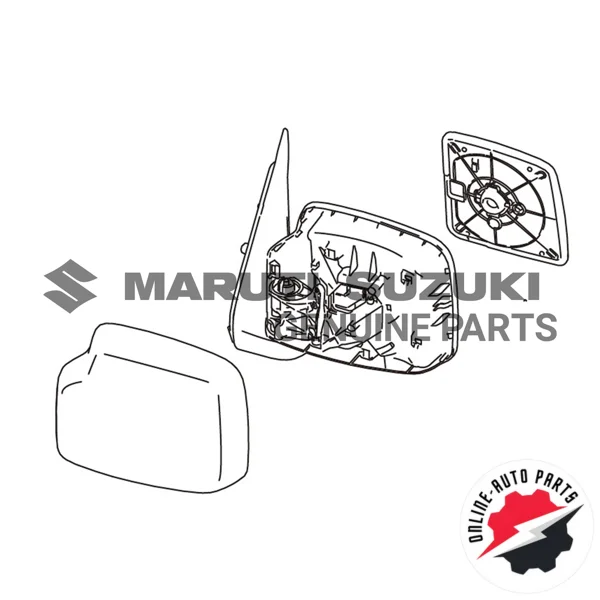 MIRROR ASSEMBLY_RR VIEW_L (BLACK)