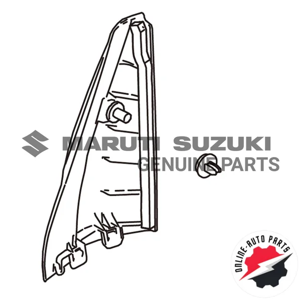 GARNISH_ SASH BRKT INR_L (BLACK)