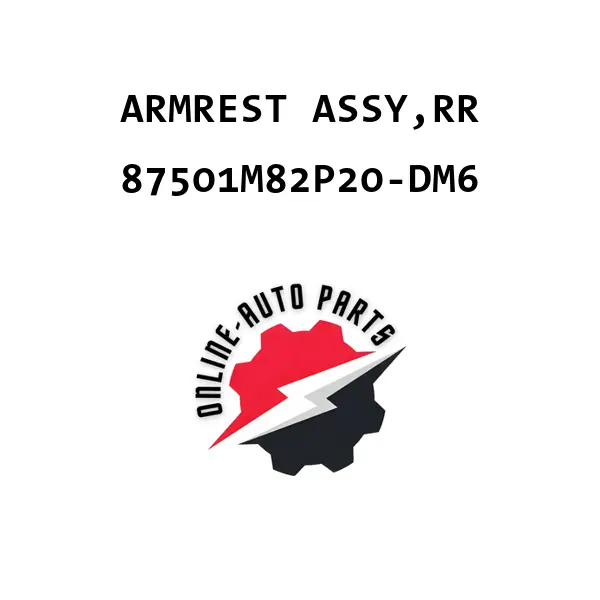 ARMREST ASSY,RR - 87501M82P20-DM6 - Maruti Suzuki