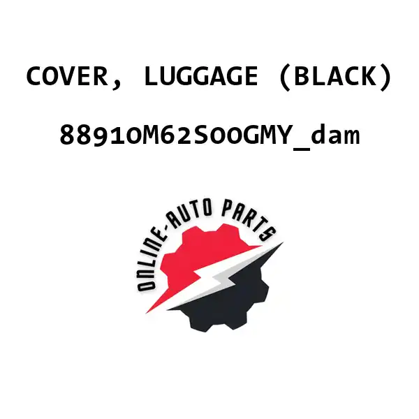 COVER, LUGGAGE (BLACK) - 88910M62S00GMY_dam - Maruti Suzuki