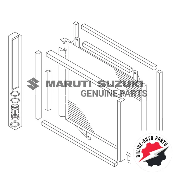 CONDENSER ASSEMBLY - 95310M80T00 - Maruti Suzuki
