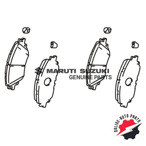 PAD KIT_DISC BK PARTS_FR (MARK ADVICS VC084H)