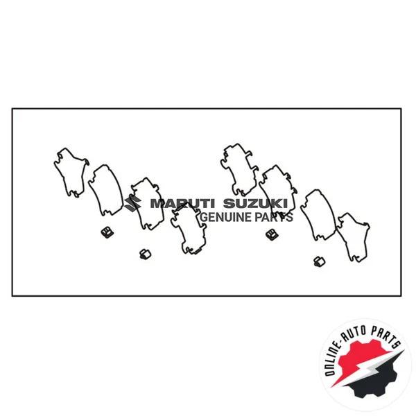 SHIM KIT_ANTI SQUEAL_RR