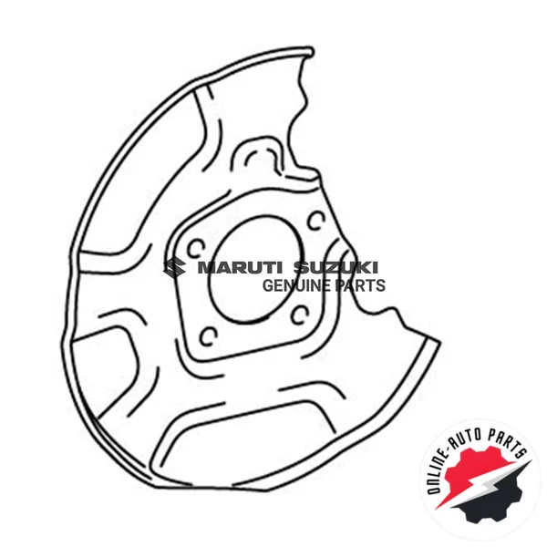 COVER_DISC BRAKE DUST_RR RH