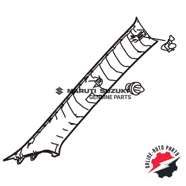 TRIM FRONT PILLAR RH