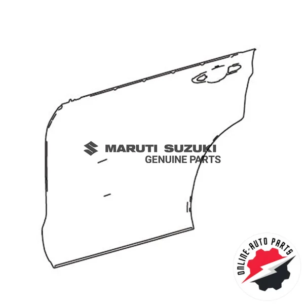 PANEL_RR DOOR_OUTSIDE LH - T6711M4VT02 - Maruti Suzuki