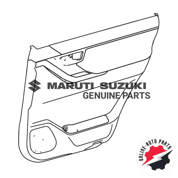 TRIM ASSY REAR DOOR RH