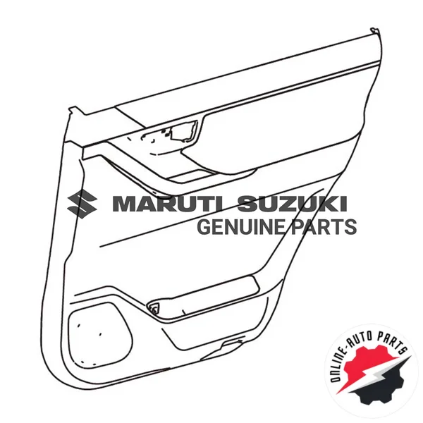 TRIM ASSY REAR DOOR LH