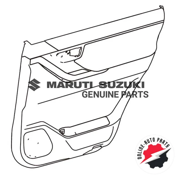 TRIM ASSY REAR DOOR LH