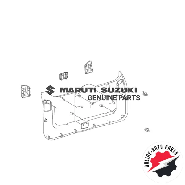 BOARD ASSY_BACK DOOR TRIM