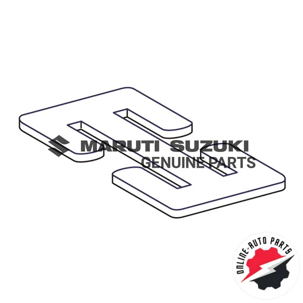 PLATE_SEAT BELT WEBBING CLIP