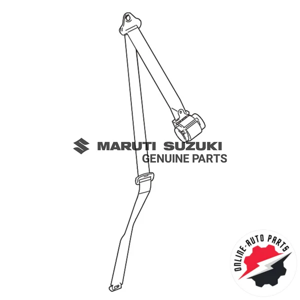 BELT ASSY_RR NO.1 SEAT_OTR LH