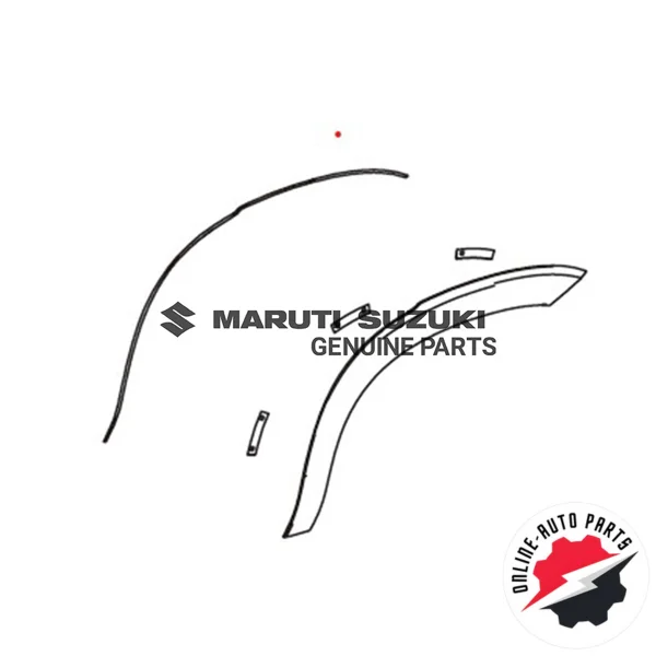 MOULDING S/ASSY_QTR OUT_LH