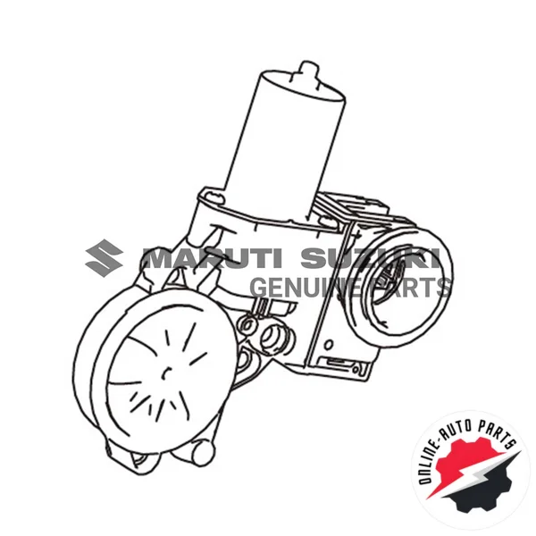 MOTOR ASSY_PWR WDO RGLTR_LH