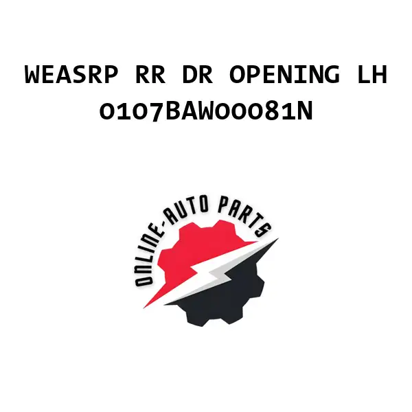 WEASRP RR DR OPENING LH