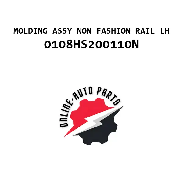 MOLDING ASSY NON FASHION RAIL LH
